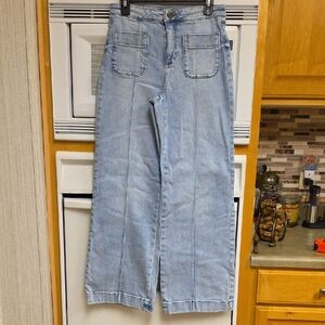 LC Lauren Conrad Light Denim Flare Jeans